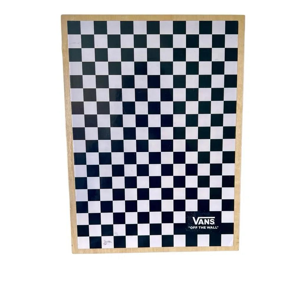 NEW Vans Off the Wall Exclusive Limited Edition Wooden Backgammon Board Game
